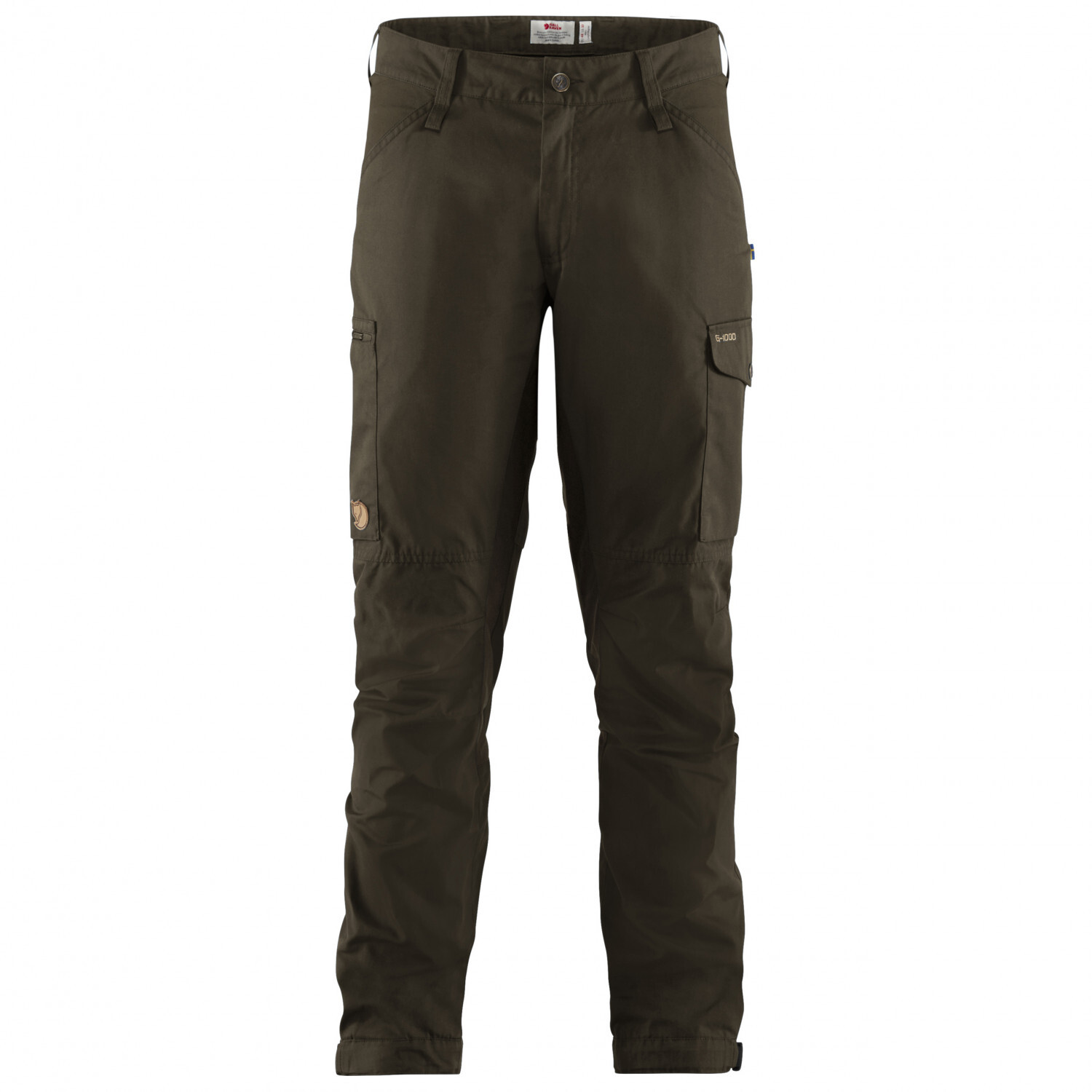

Трекинговые брюки Fjällräven Kaipak Trousers, цвет Dark Olive