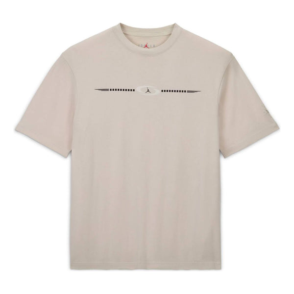 

Футболка x travis scott t-shirt asia sizing 'light bone' Air Jordan, белый