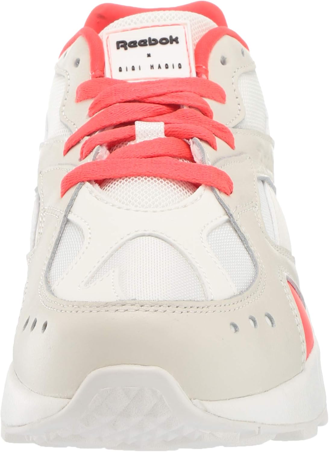 Кроссовки мужские Reebok Aztrek (Skull Grey/White/Digital) CN7473, черный/красный — фото 2