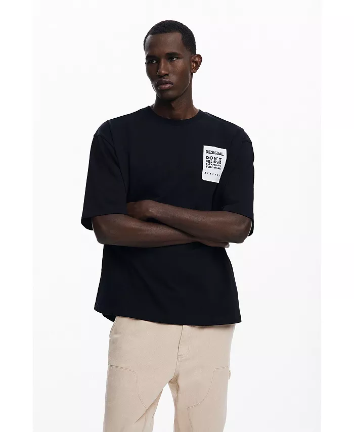 

Мужская футболка Collage Desigual, черный