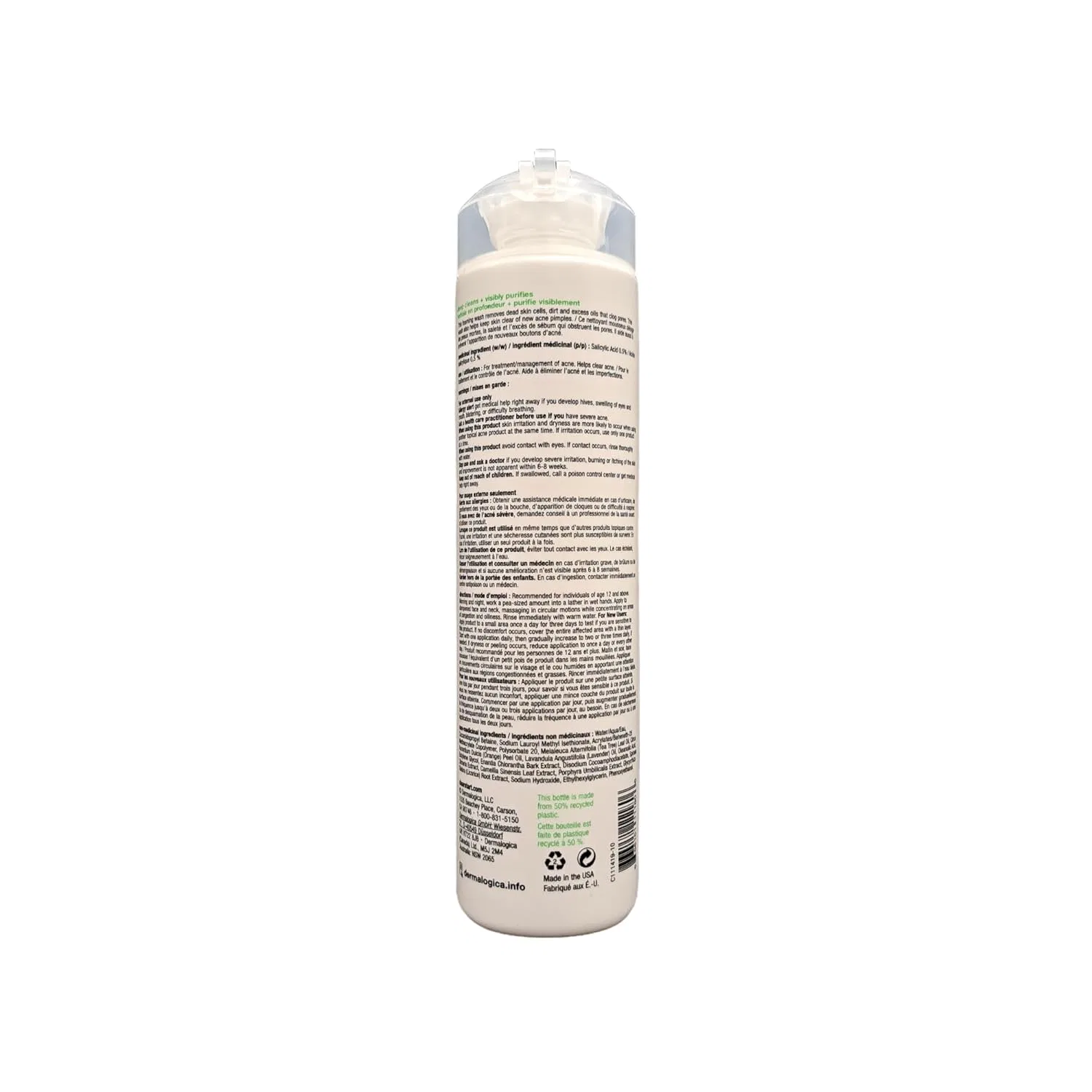 Гель для умывания Dermalogica — Очищающий пенящийся гель «Clear Start Breakout Clearing Foaming» от, 177 мл — фото 2