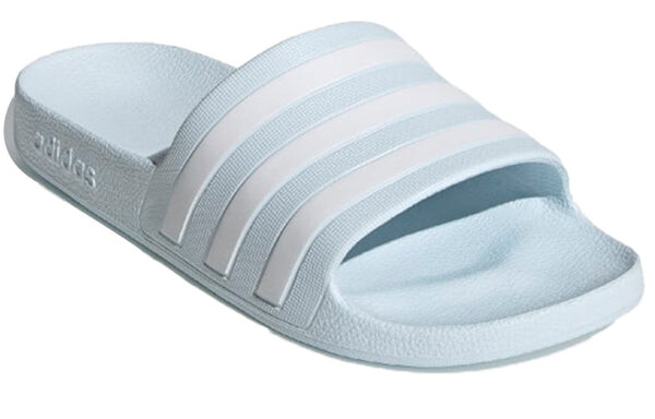 Тапочки adilette aqua slide 'halo blue' Adidas, голубой — фото 3