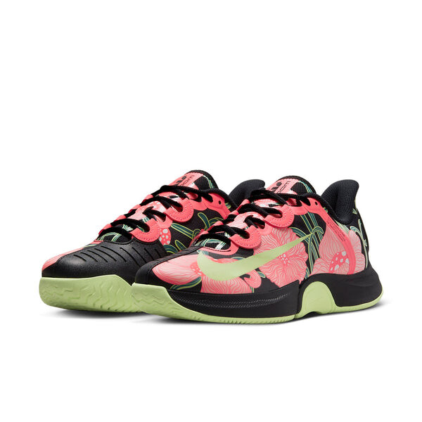 Кроссовки court air zoom gp turbo hc premium 'naomi osaka art nouveau floral' Nike, черный — фото 3
