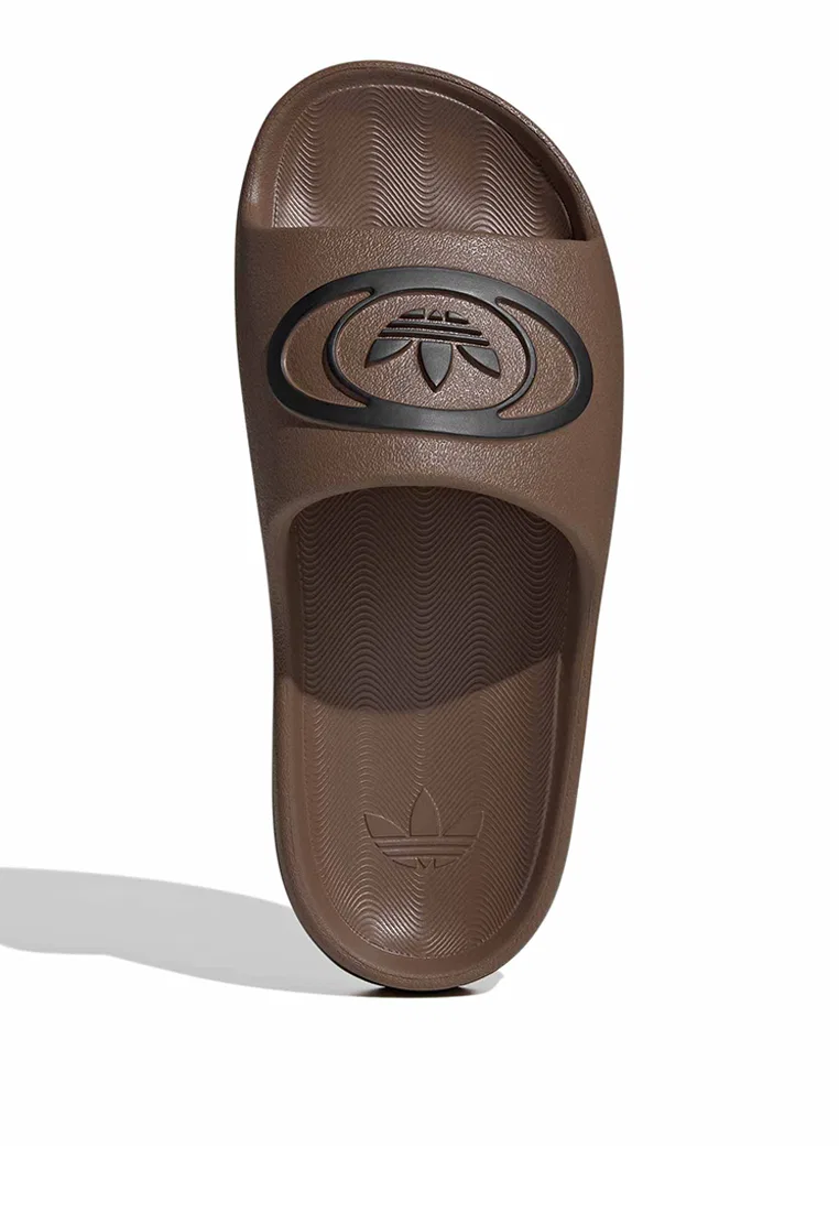 Сланцы Adilette 00s, Adidas, коричневый — фото 4