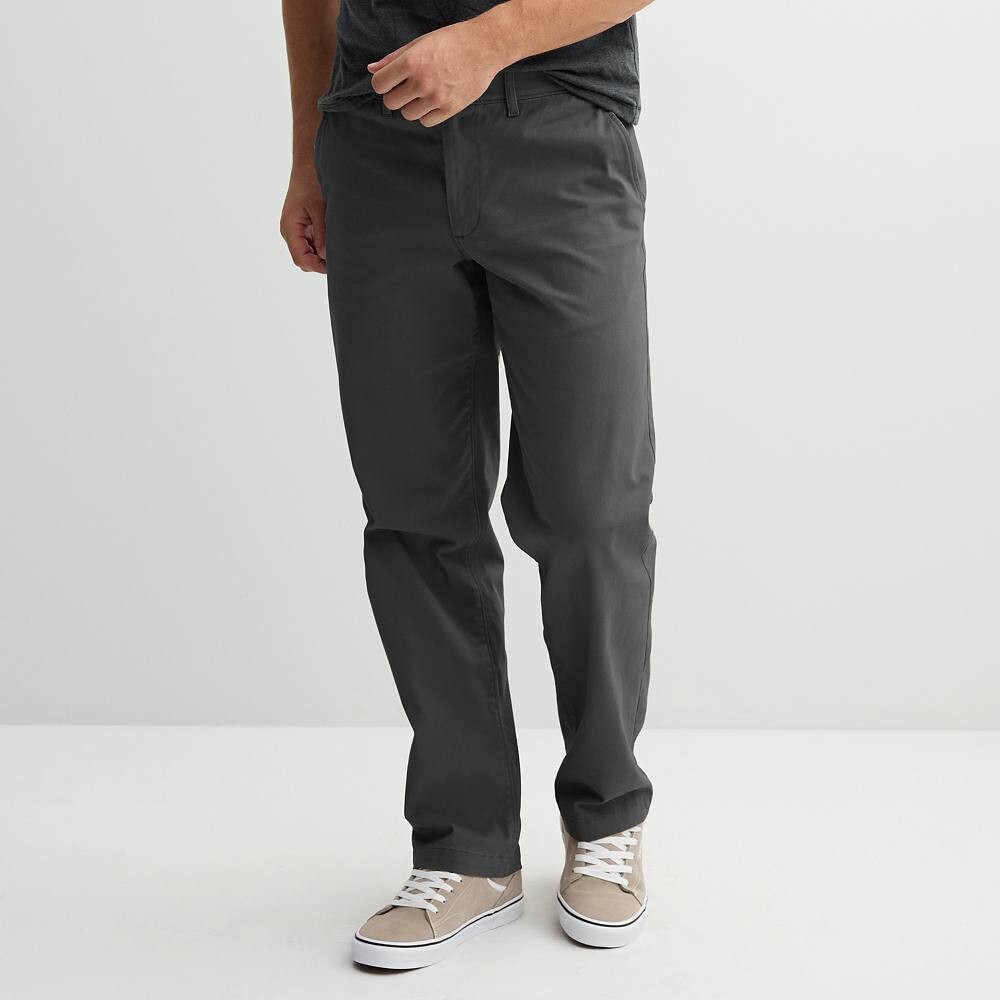 

Мужские брюки чинос свободного кроя Sonoma Goods For Life Flexwear, цвет Magnet