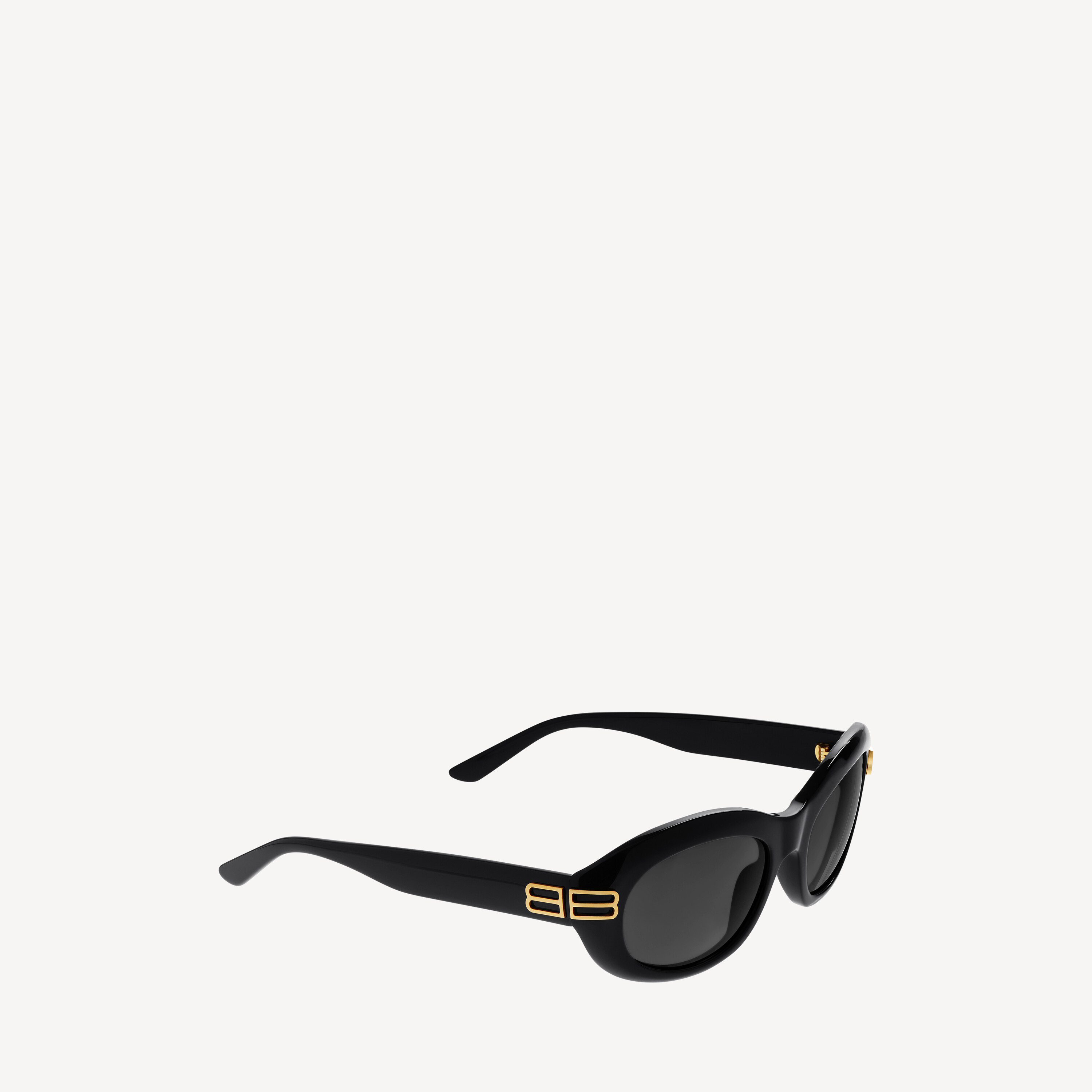 Женские круглые солнцезащитные очки casino в черном цвете BALENCIAGA, черный — фото 3