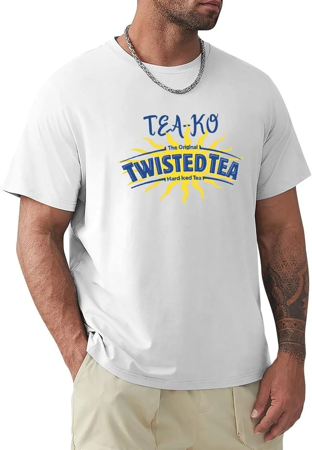 

Винтажная футболка мужская хлопковая с принтом VITACEUTICS