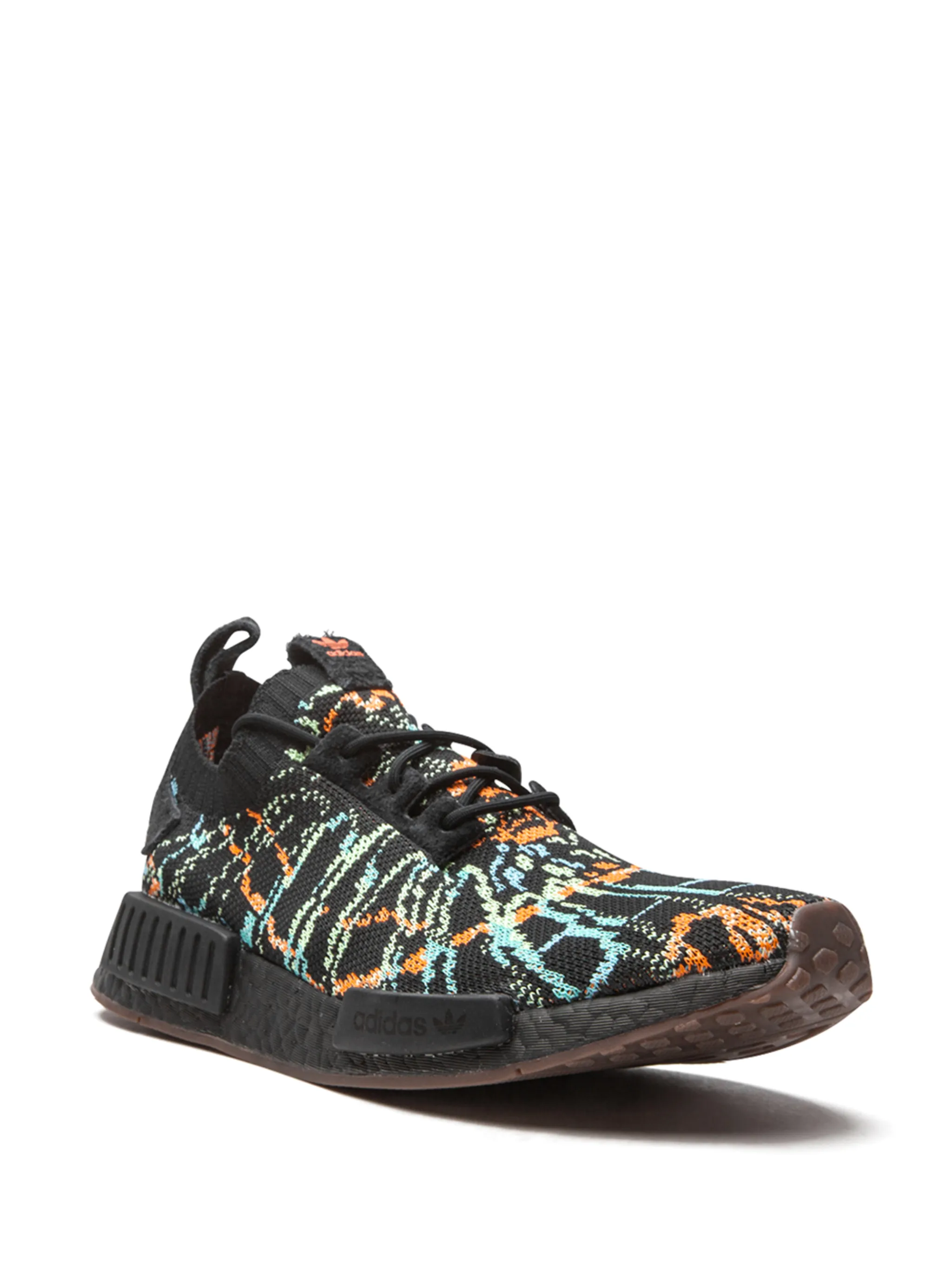 Кроссовки NMD_R1 PK Adidas, черный — фото 2