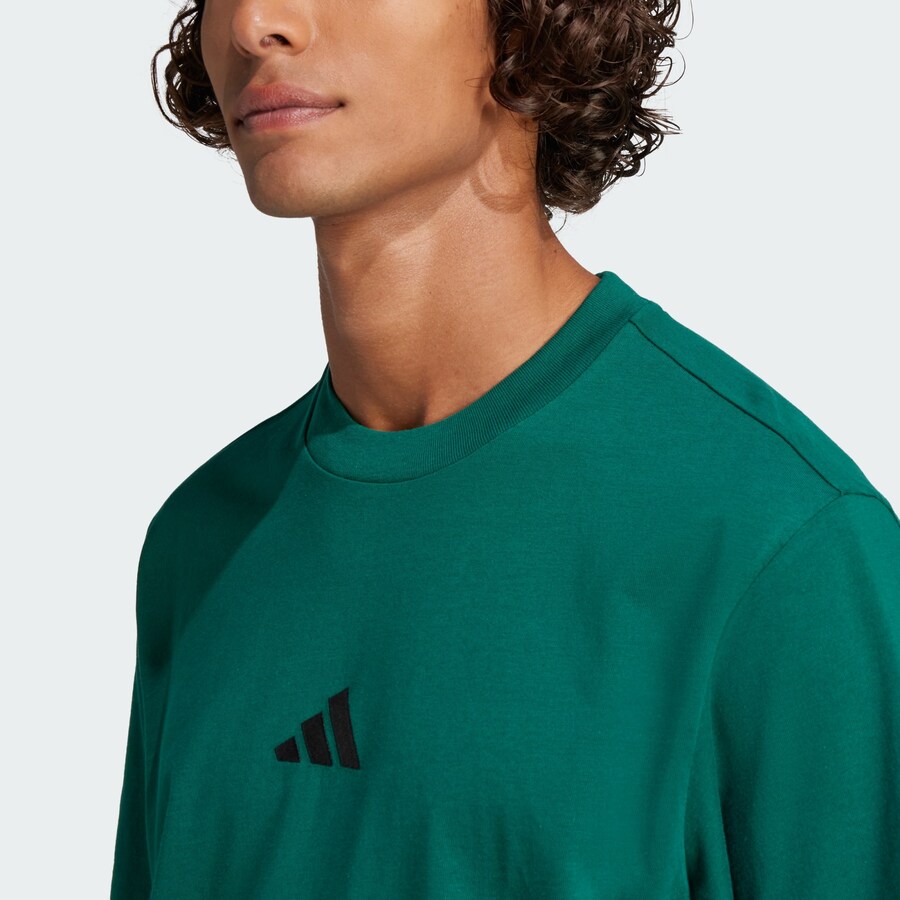 Футболка Performance ADIDAS SPORTSWEAR Essentials, цвет Fir — фото 4