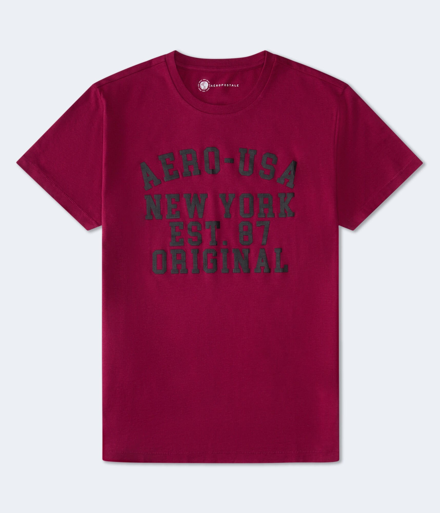

Футболка Aeropostale - Usa New York с рисунком, цвет purple red 572