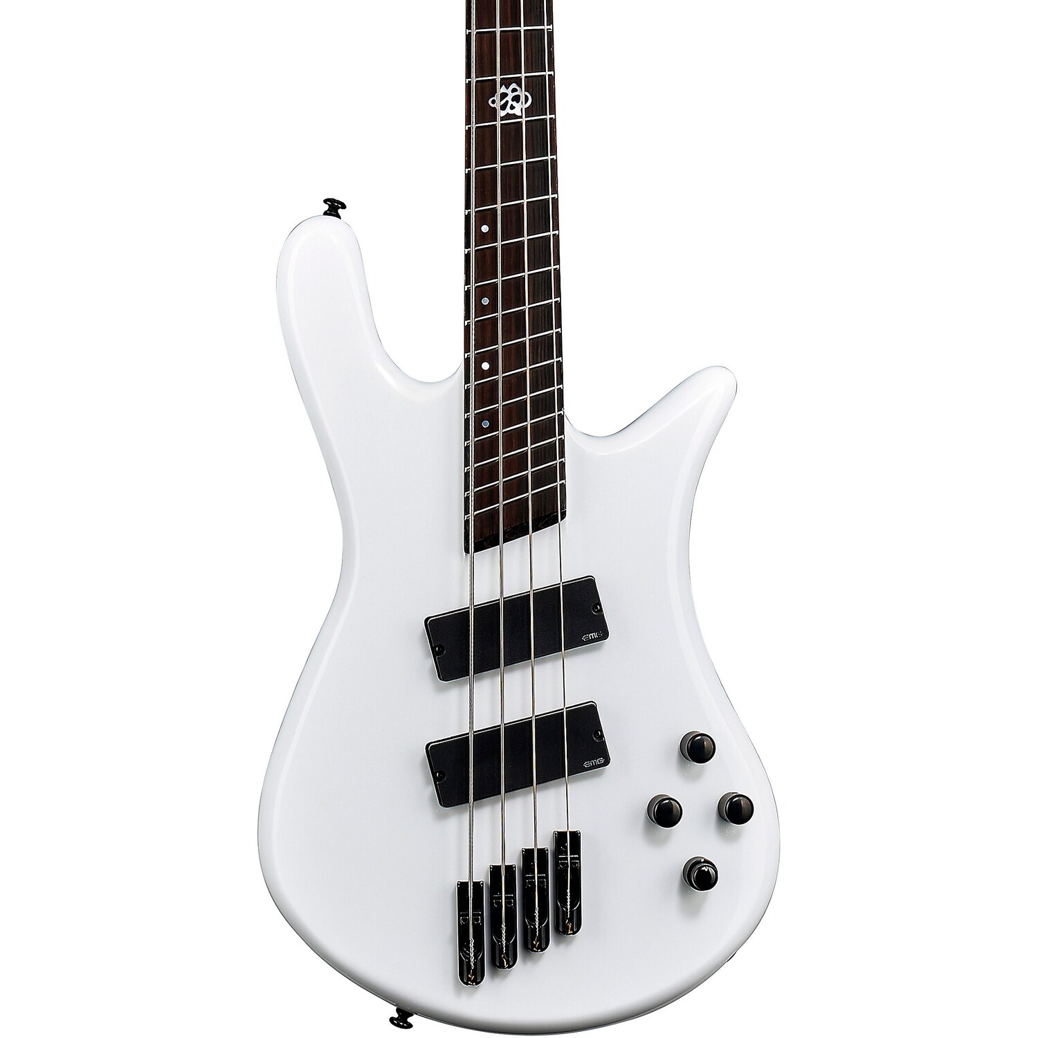 

Spector NS Dimension HP 4 Четырехструнная мультимензурная электробас-гитара White Sparkle Gloss