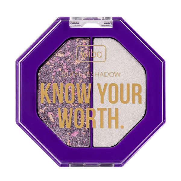 

Тени для век Дуэт Savage Queen Know Your Worth Eyeshadow Wibo, цвет on my own