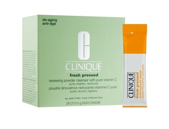 

Растворимый очищающий порошок для лица, 28x0,5 г Clinique, Fresh Pressed