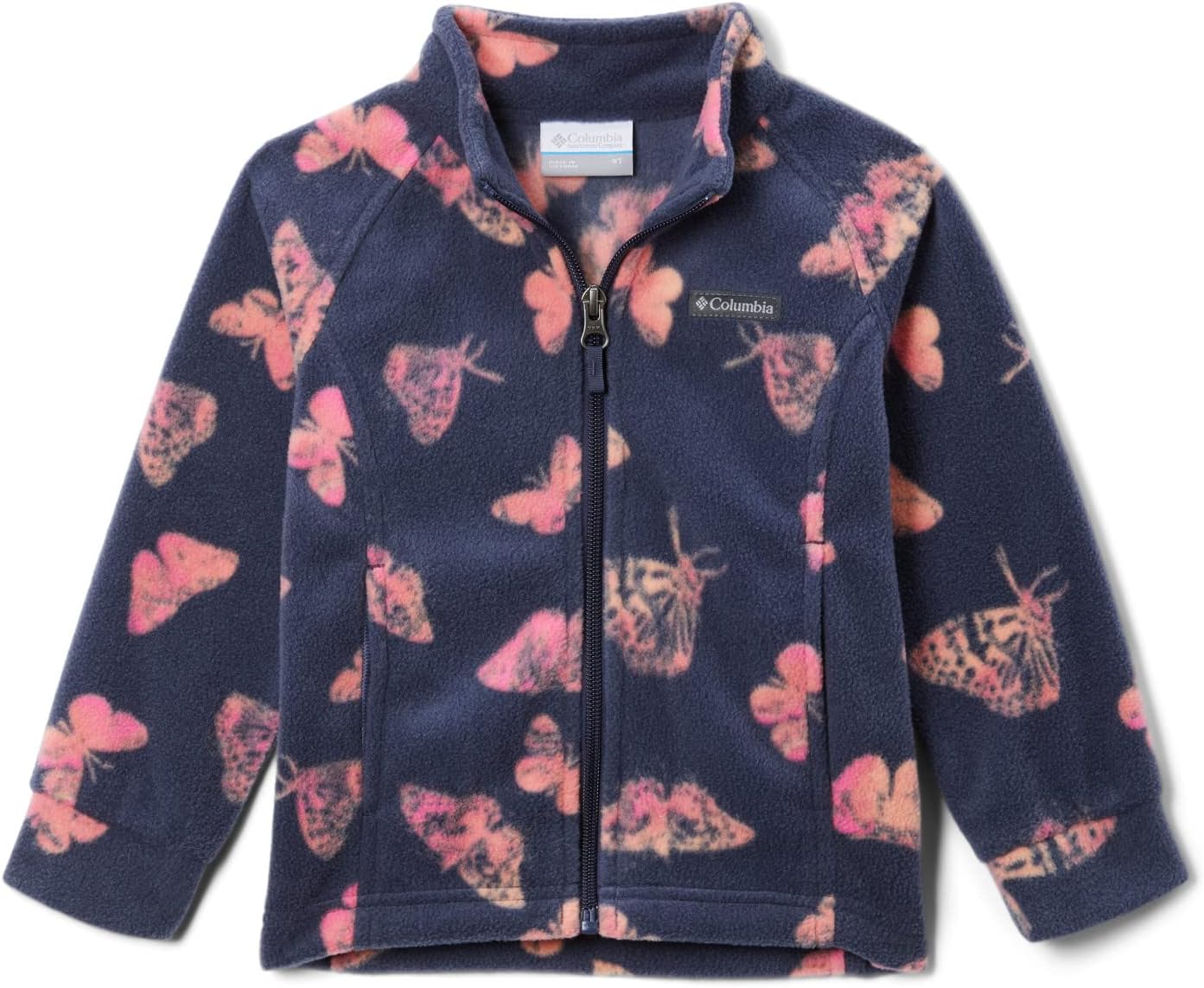 

Columbia Youth Girls Benton Springs II Printed Fleece, Nocturnal Flutter Wonder
