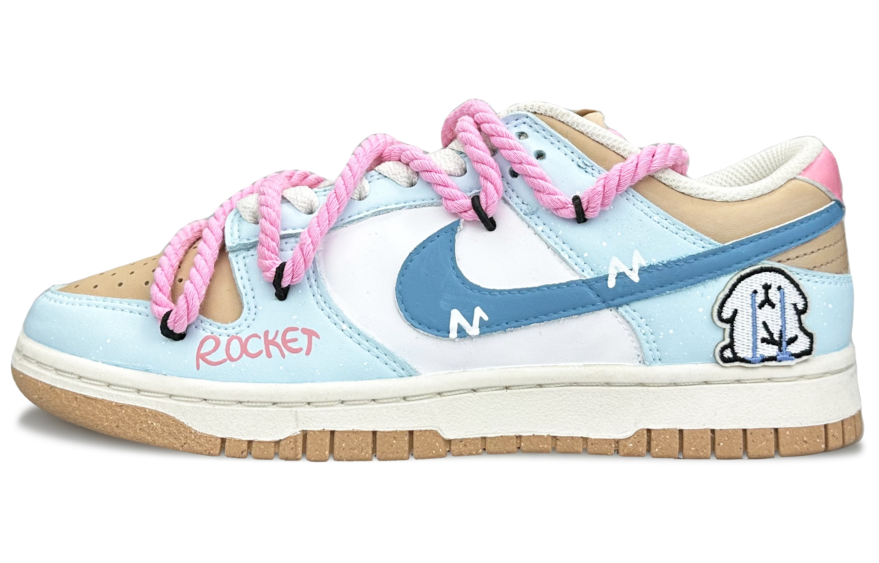 

Женские кроссовки для скейтбординга Nike Dunk, Pink/Blue