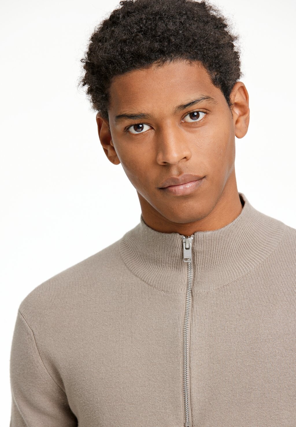 

Джемпер HALF ZIP Lindbergh, коричневый