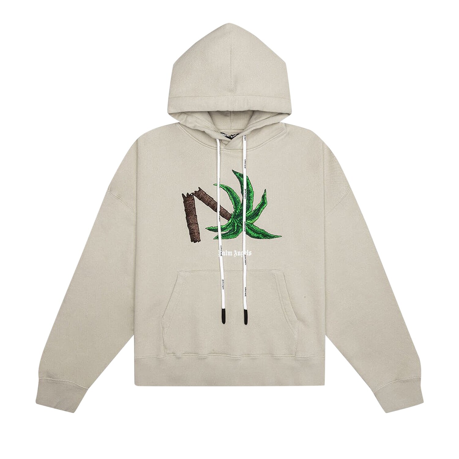 

Толстовка Palm Angels Broken Palm Бежевый/Зеленый