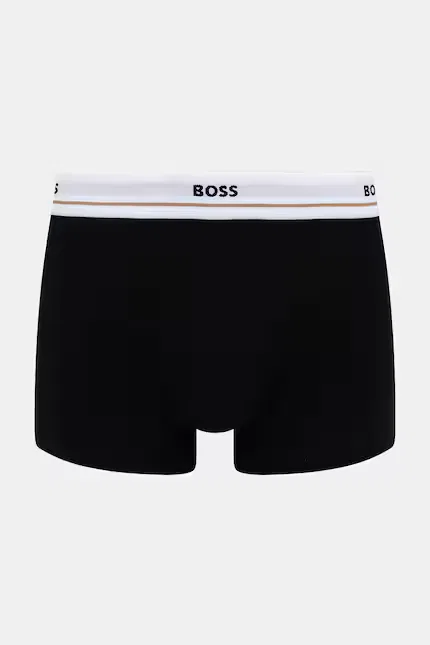 Боксеры хлопок с эластаном Trunk 5P Essential BOSS, мультиколор — фото 3