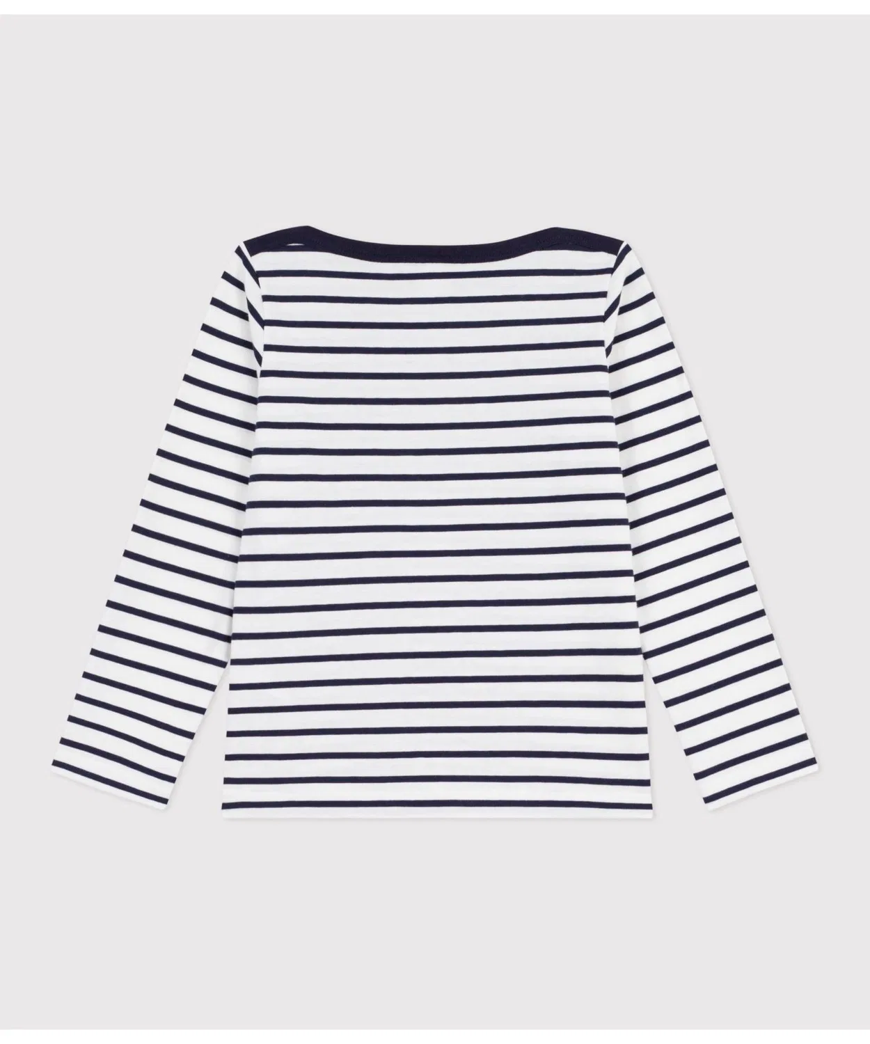 Свитер с длинным рукавом, бордовый принт, 100% хлопок, белый с тёмно-синим — фото 2