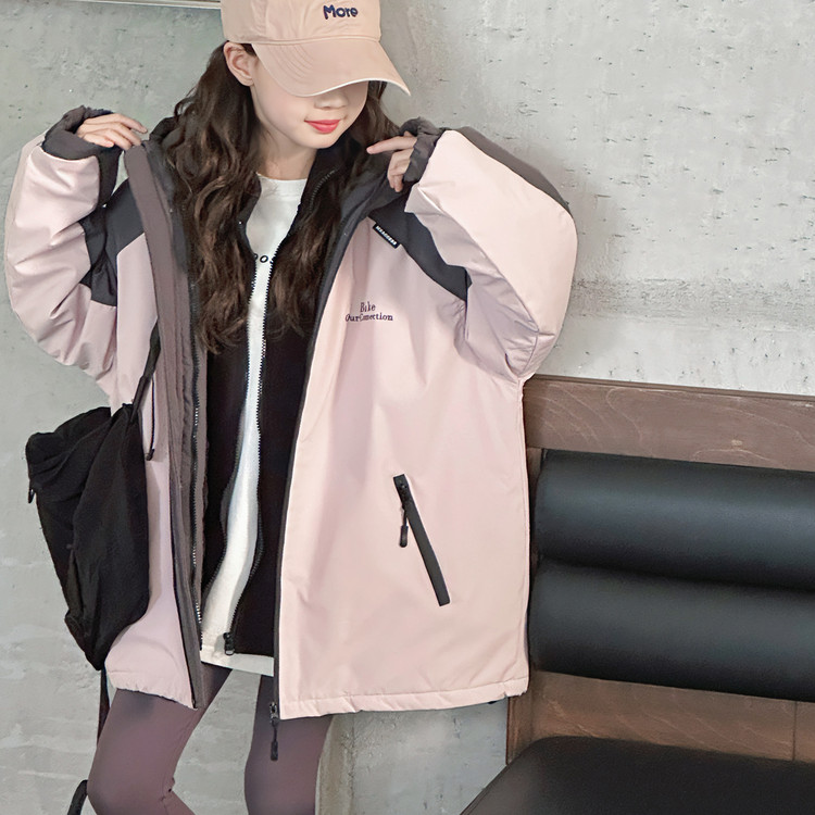 Детская одежда для активного отдыха PROTECTCAMEL, светло-розовый coat+черный liner — фото 3