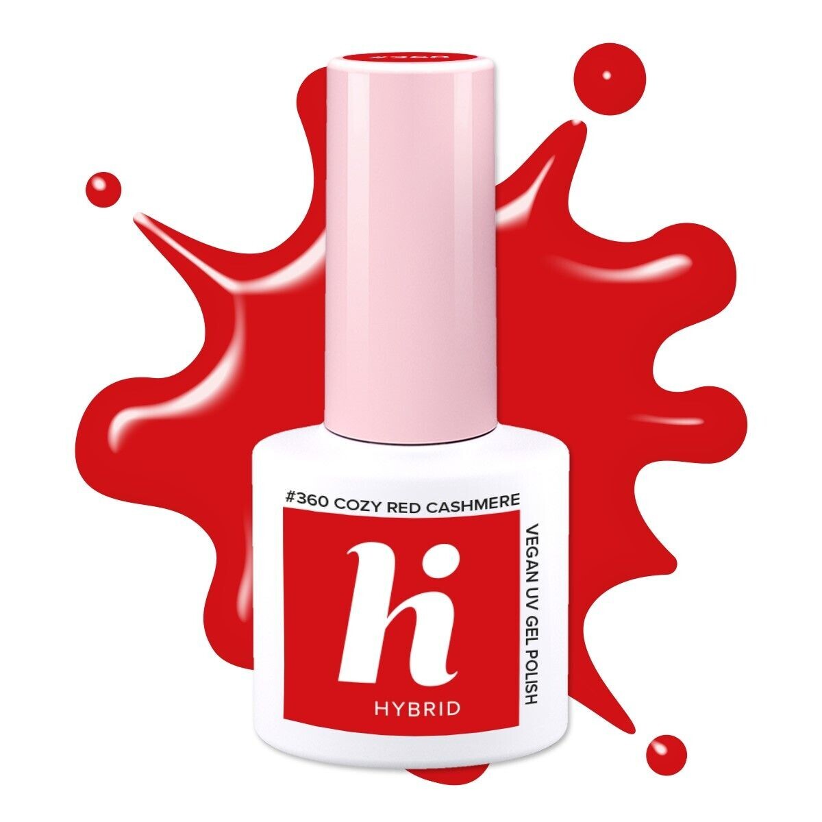 

Гибридный лак для ногтей Hi Hybrid, 360 Cozy Red Cashmere