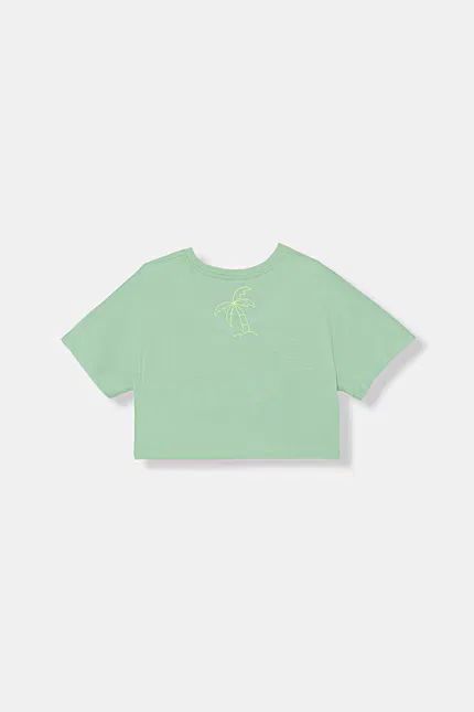 Футболка с коротким рукавом Disney Pixar United Colors of Benetton, зеленый — фото 2