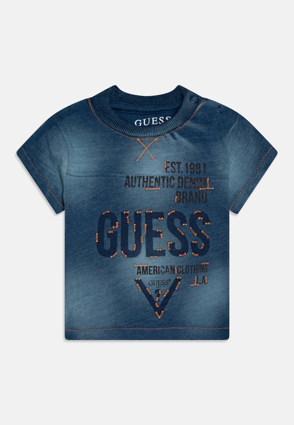 

Футболка с принтом TODDLER Guess, синий