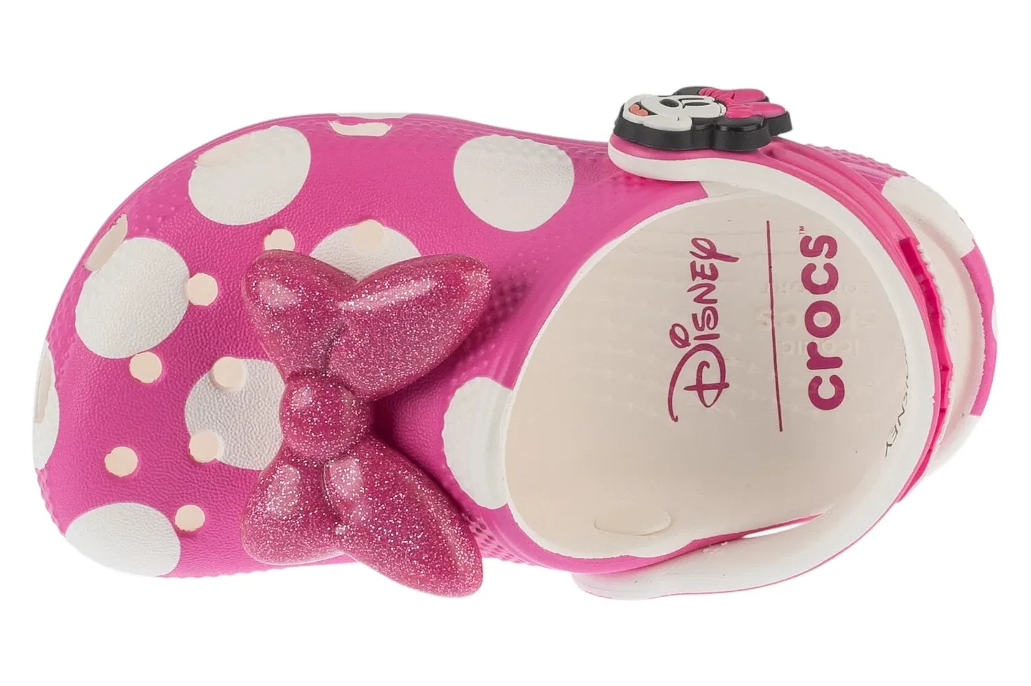 Шлепанцы с Minnie Mouse, Crocs, розовый — фото 3