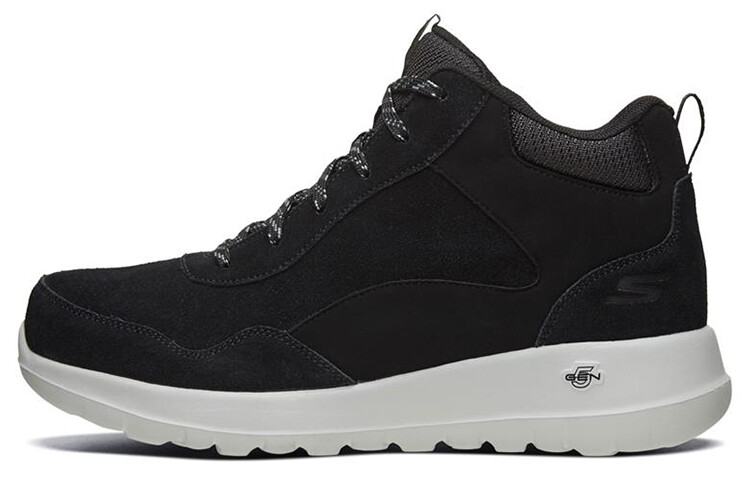 Женские ботинки Skechers зимние на толстой подошве, черный