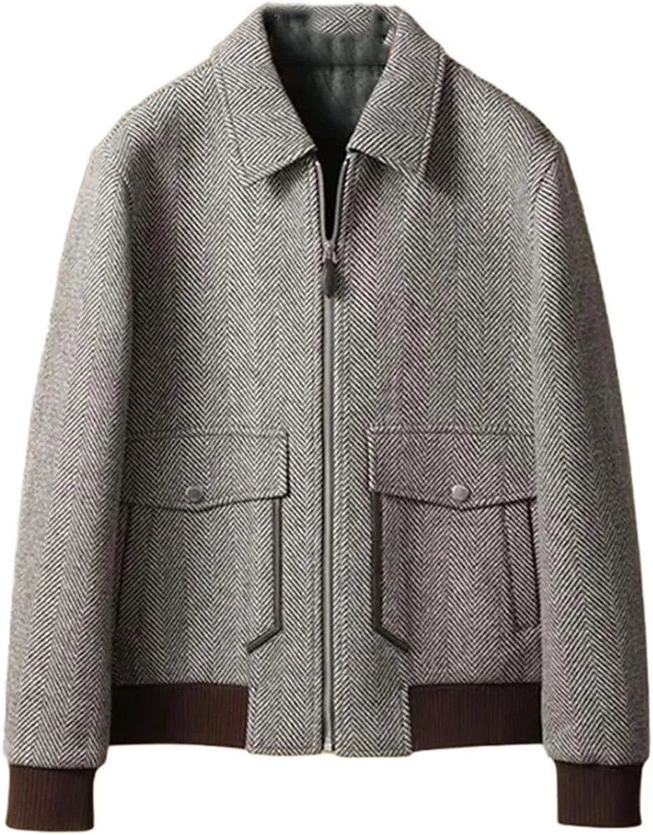 

Мужской свитер с воротником-стойкой и полумолнией черный