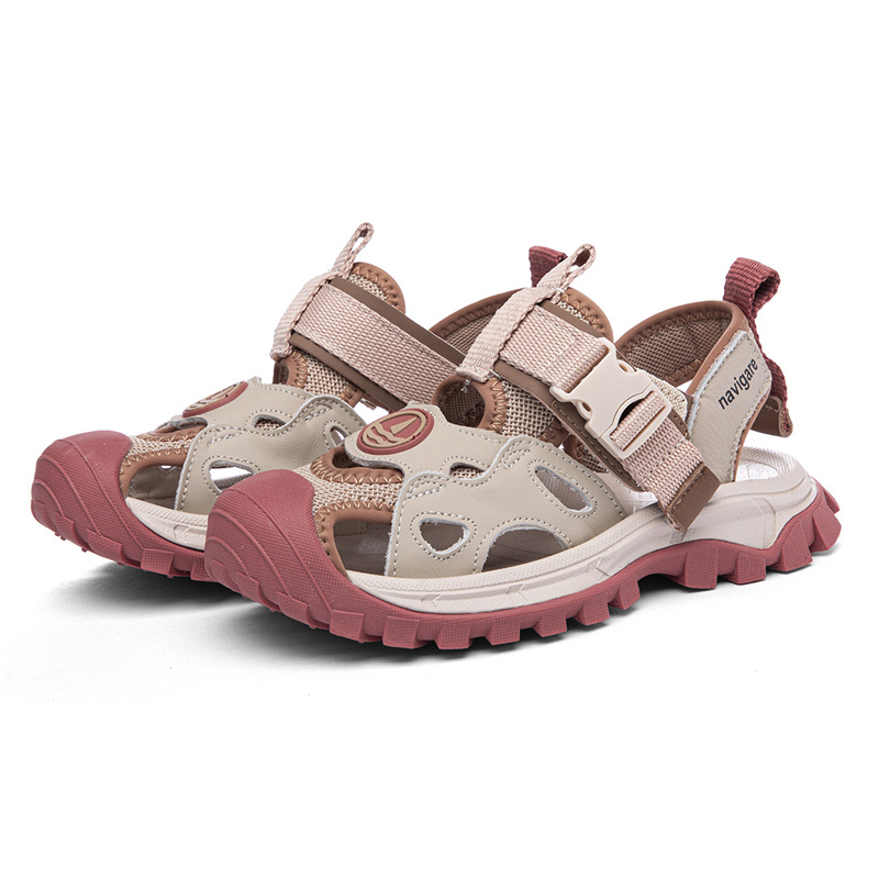 NAVIGARE Детские сандалии Slip Resistant Anti Kick Quick Dry Balance, цвет beige red — фото 4