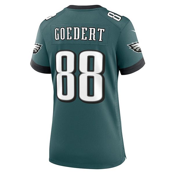 Женская футболка Dallas Goedert Philadelphia Eagles Midnight Green Nike — фото 4