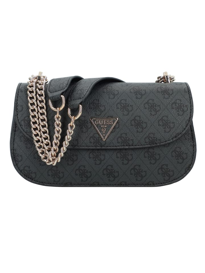 

Наплечная сумка Guess, цвет coal logo