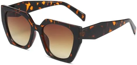 

Солнцезащитные очки 2026 года для женщин, очки «кошачий глаз», модные очки, солнцезащитные очки с защитой от УФ-излучения для мужчин и женщин MTZJH, 6.hawksbill Tea