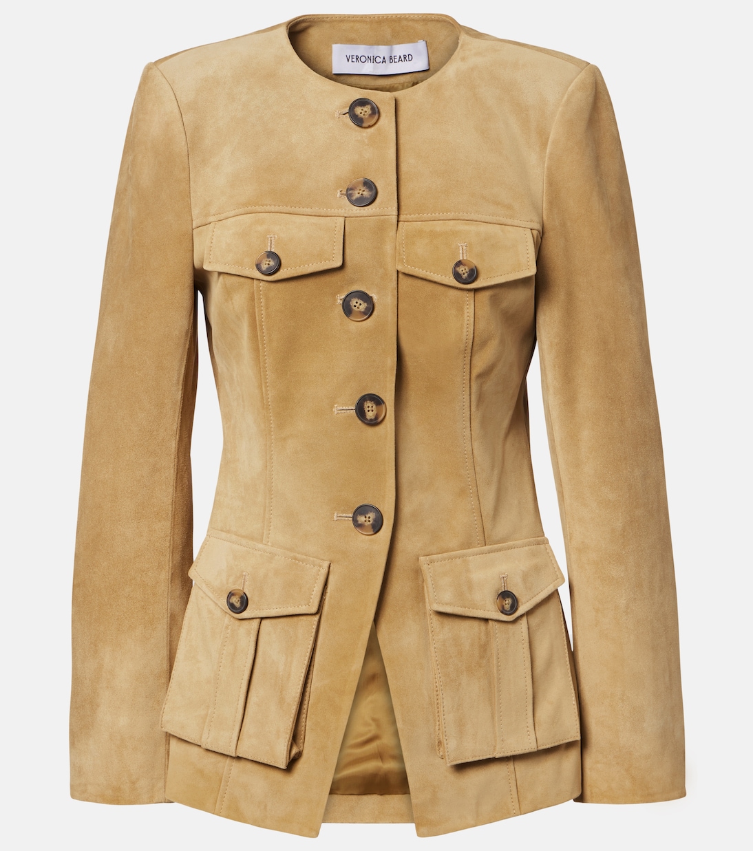 

Замшевая куртка Orrin Veronica Beard, Desert Khaki