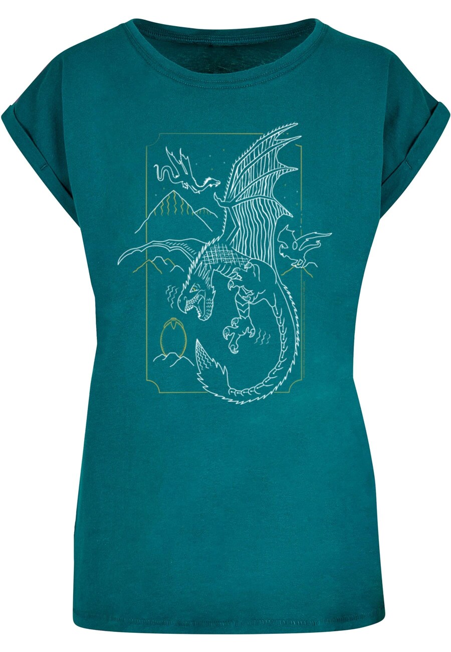 

Футболка ABSOLUTE CULT Shirt Harry Potter - Dragon, цвет petrol