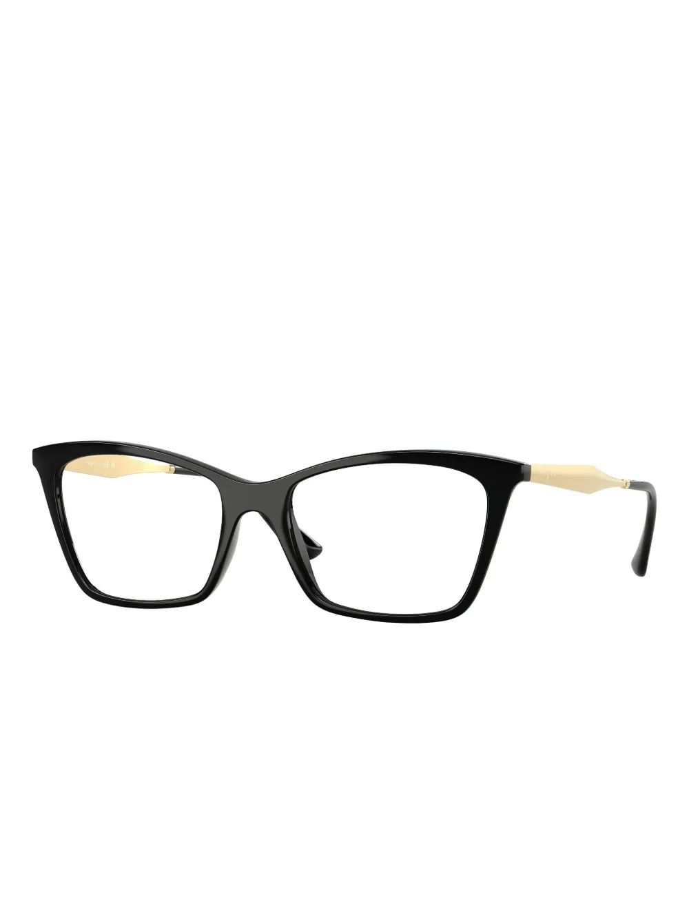 

Двухцветные очки «кошачий глаз» Vogue Eyewear, черный