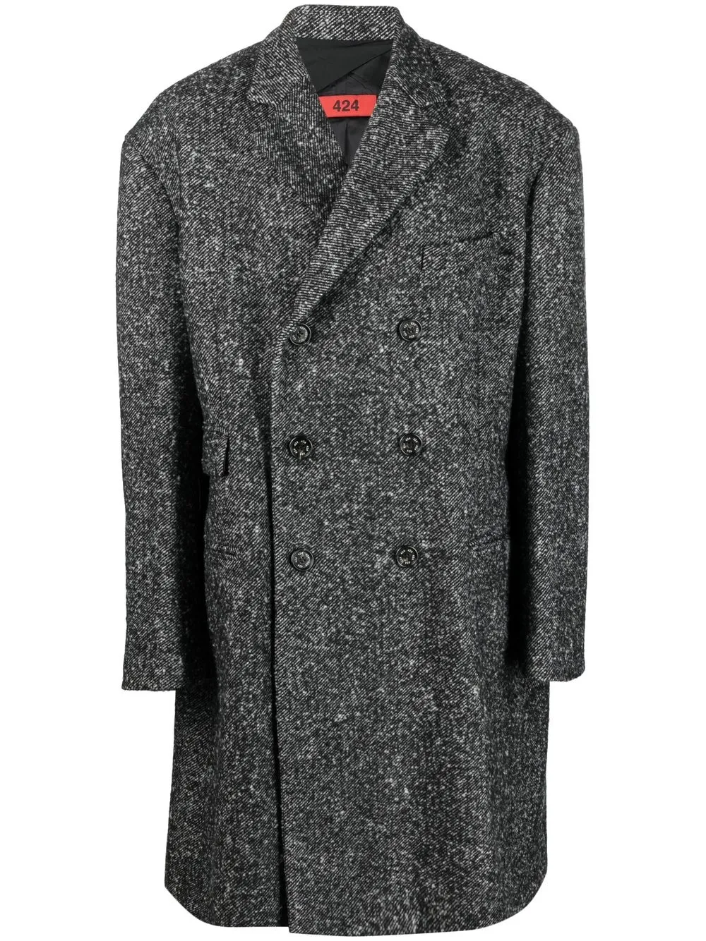 

Двубортное пальто Black Orchid 424, черный