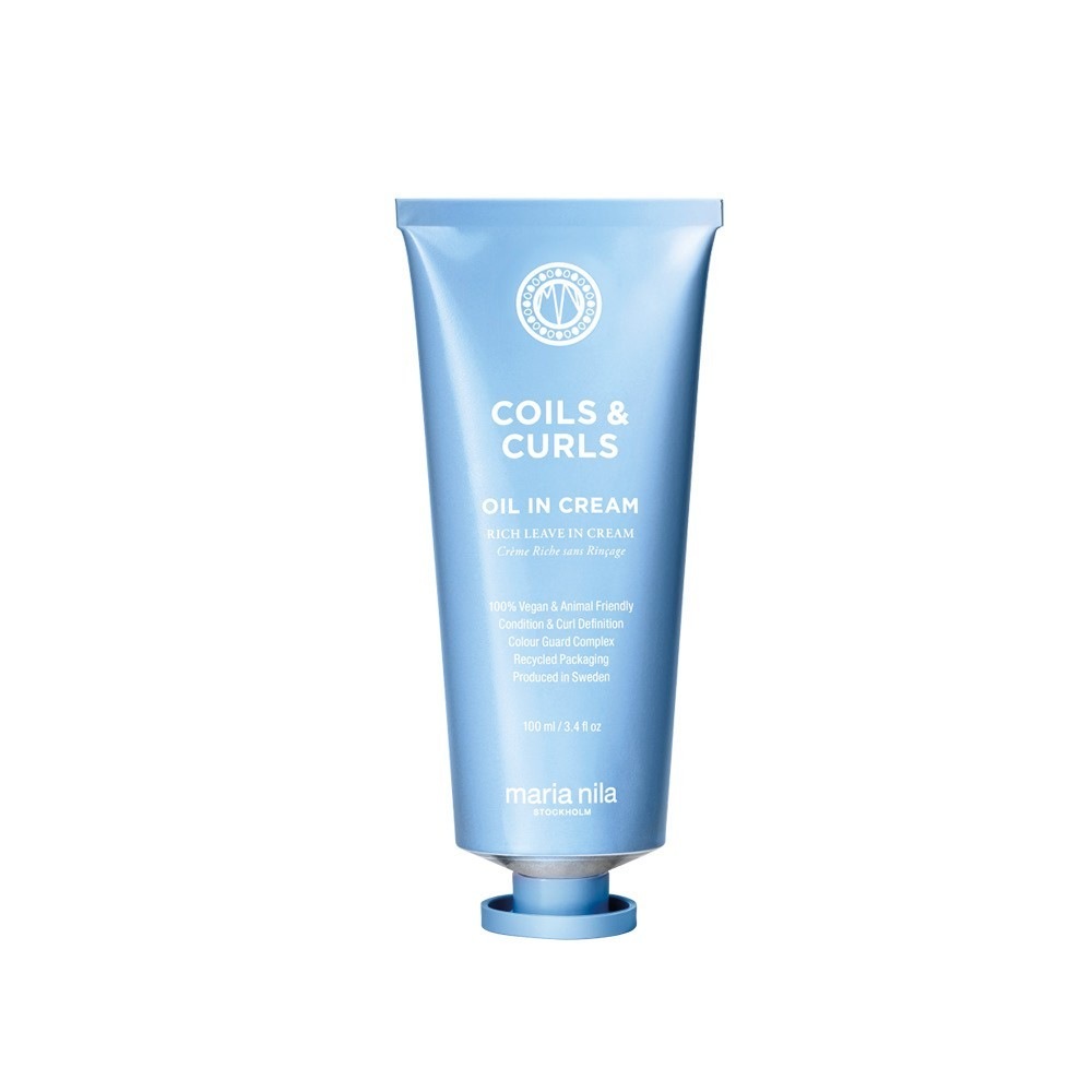 Масло для волос coils & curls oil in cream Maria Nila, объем 100 мл