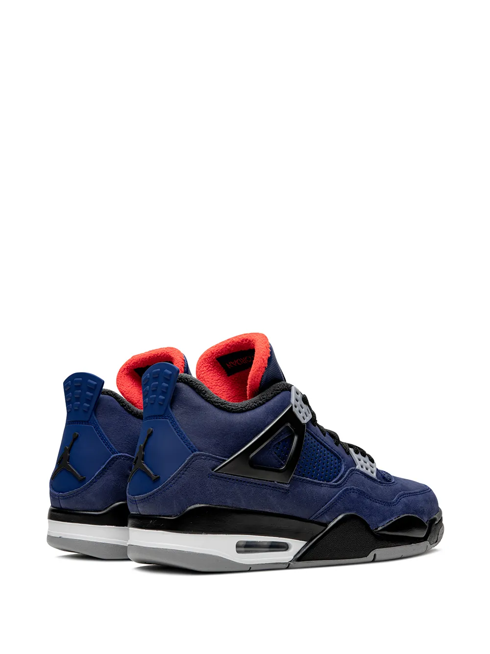 Высокие кроссовки Air  4 Jordan, синий — фото 3