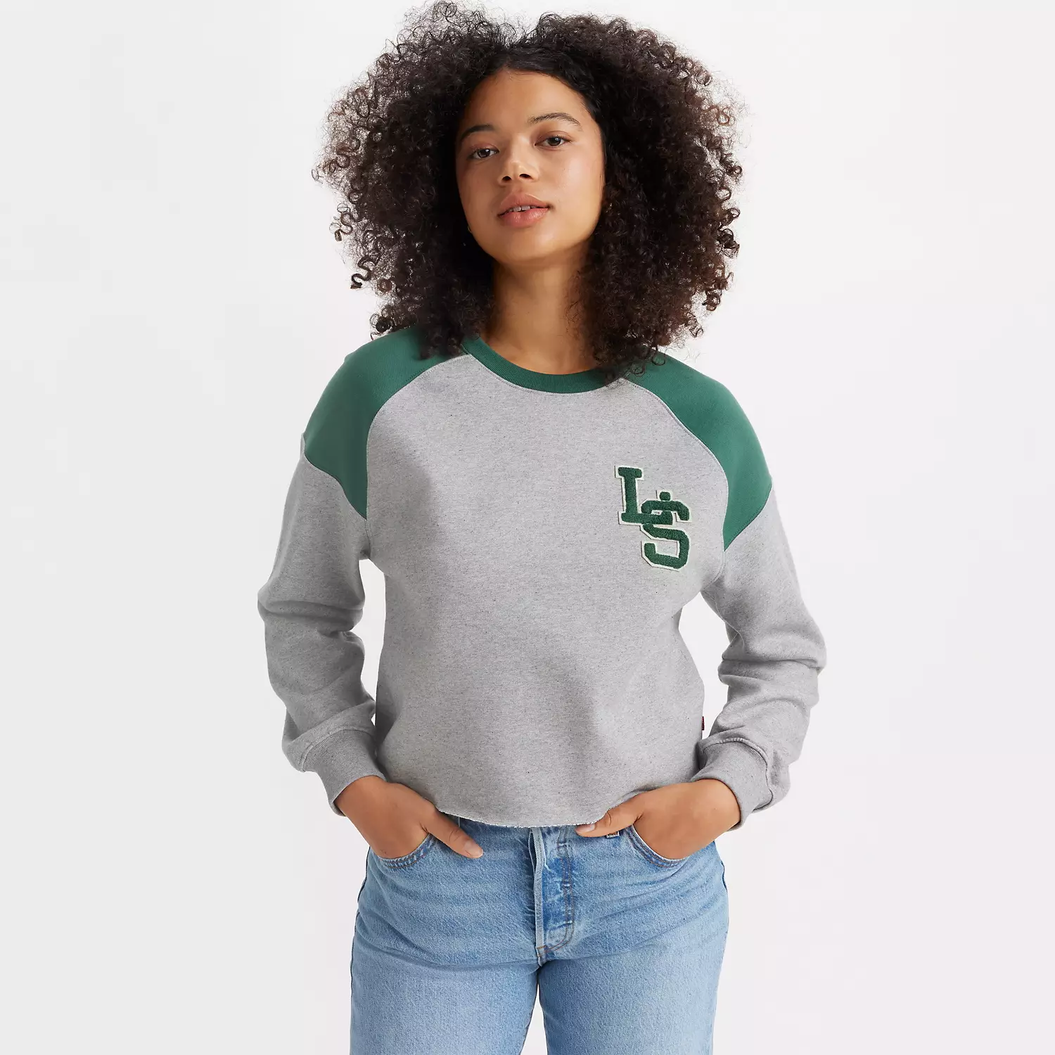 

Толстовка Campout Crew Levi's, серый