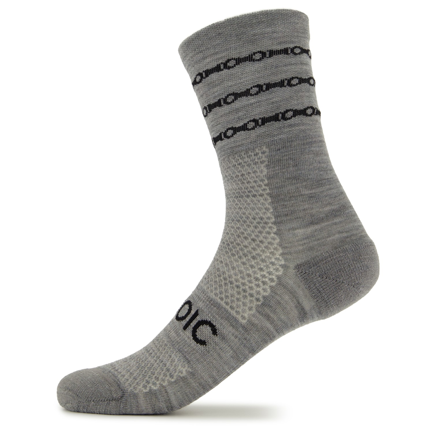 

Велосипедные носки Stoic Merino Gravel Socks, серый