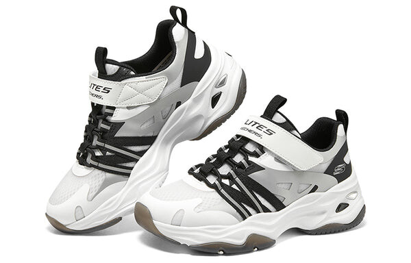 Кроссовки dlites 4.0 'white black' Skechers, белый — фото 4