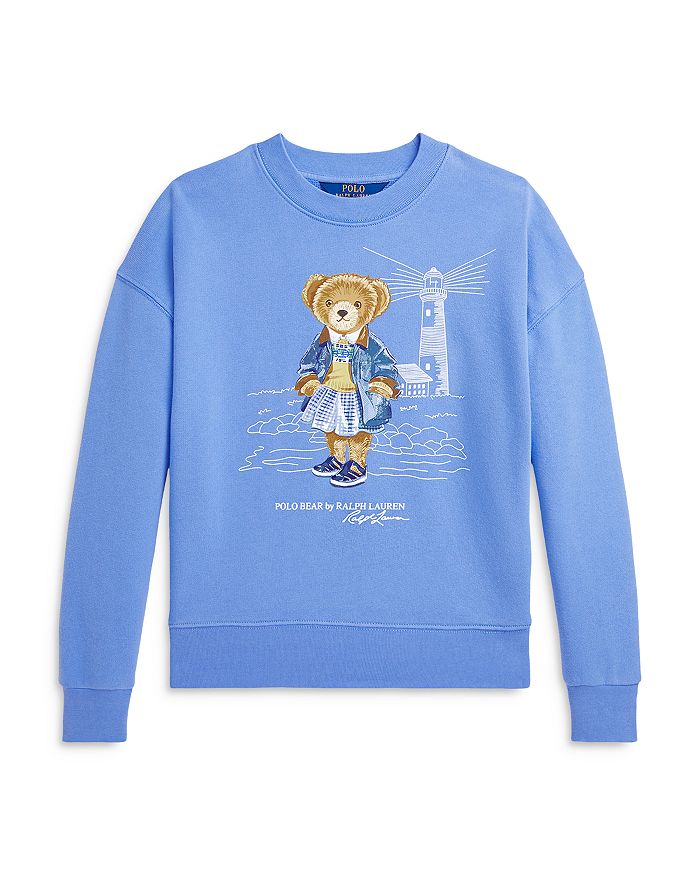

Толстовка Polo Bear Terry для девочек - Big Kid Ralph Lauren, синий