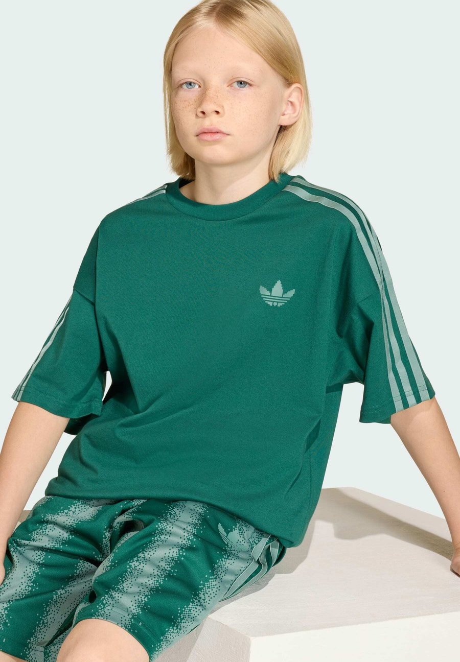Футболка Adidas Originals Print T-shirt, Collegiate Green/Green — фото 4