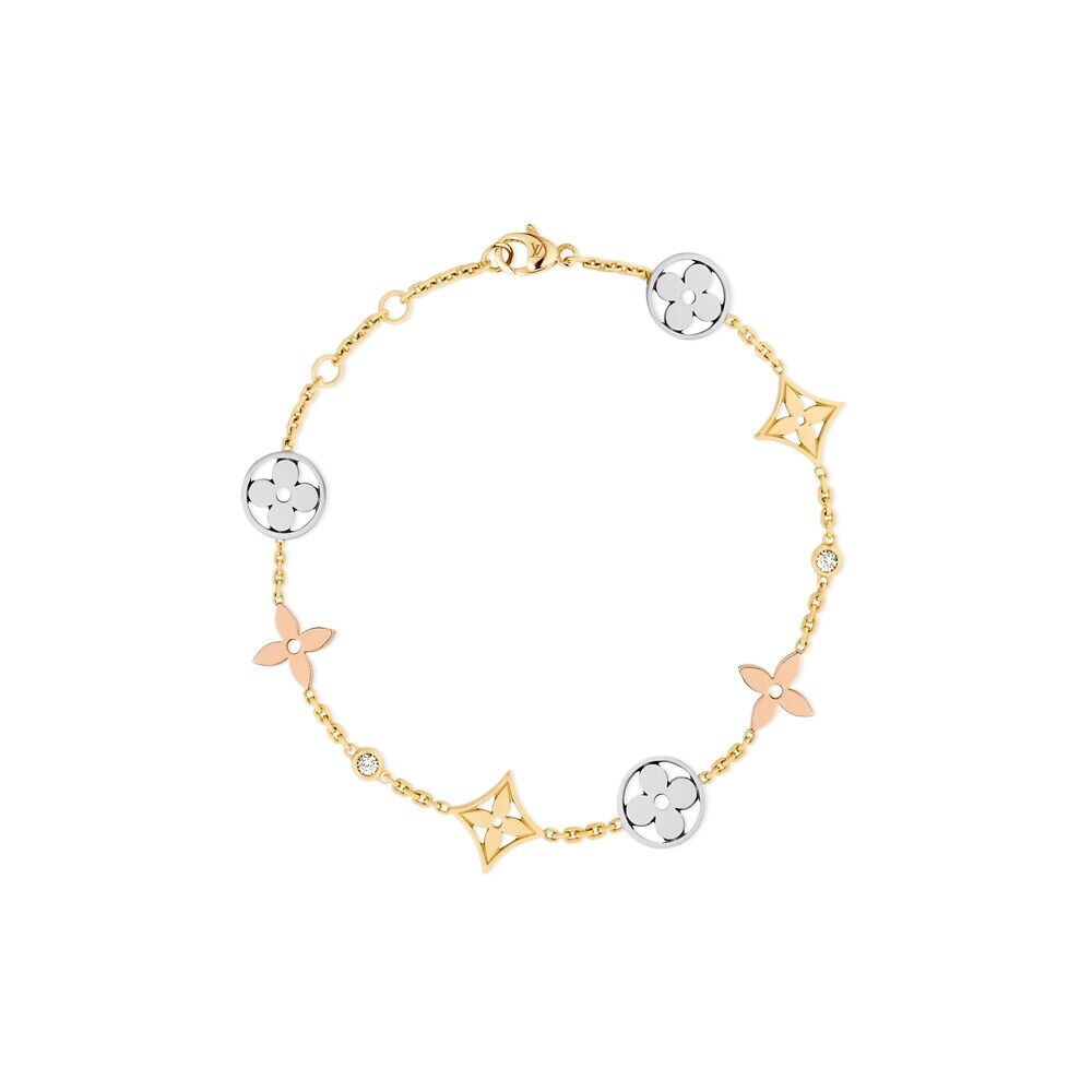 

Браслет Idylle Blossom, 3 золота и бриллианты Louis Vuitton, золотой