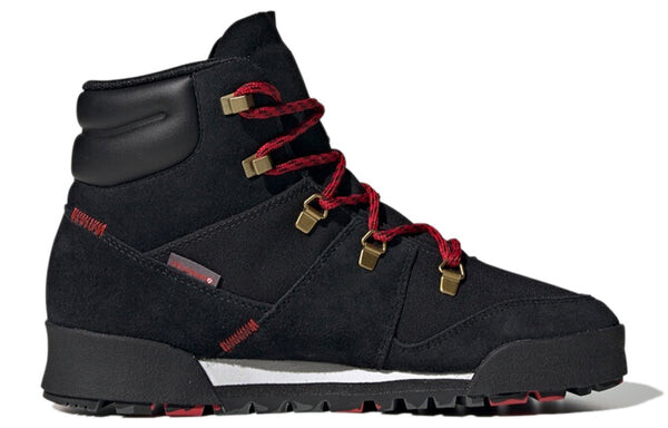 Кроссовки (WMNS) adidas Terrex Snowpitch C.Rdy 'Black Red White', черный — фото 2