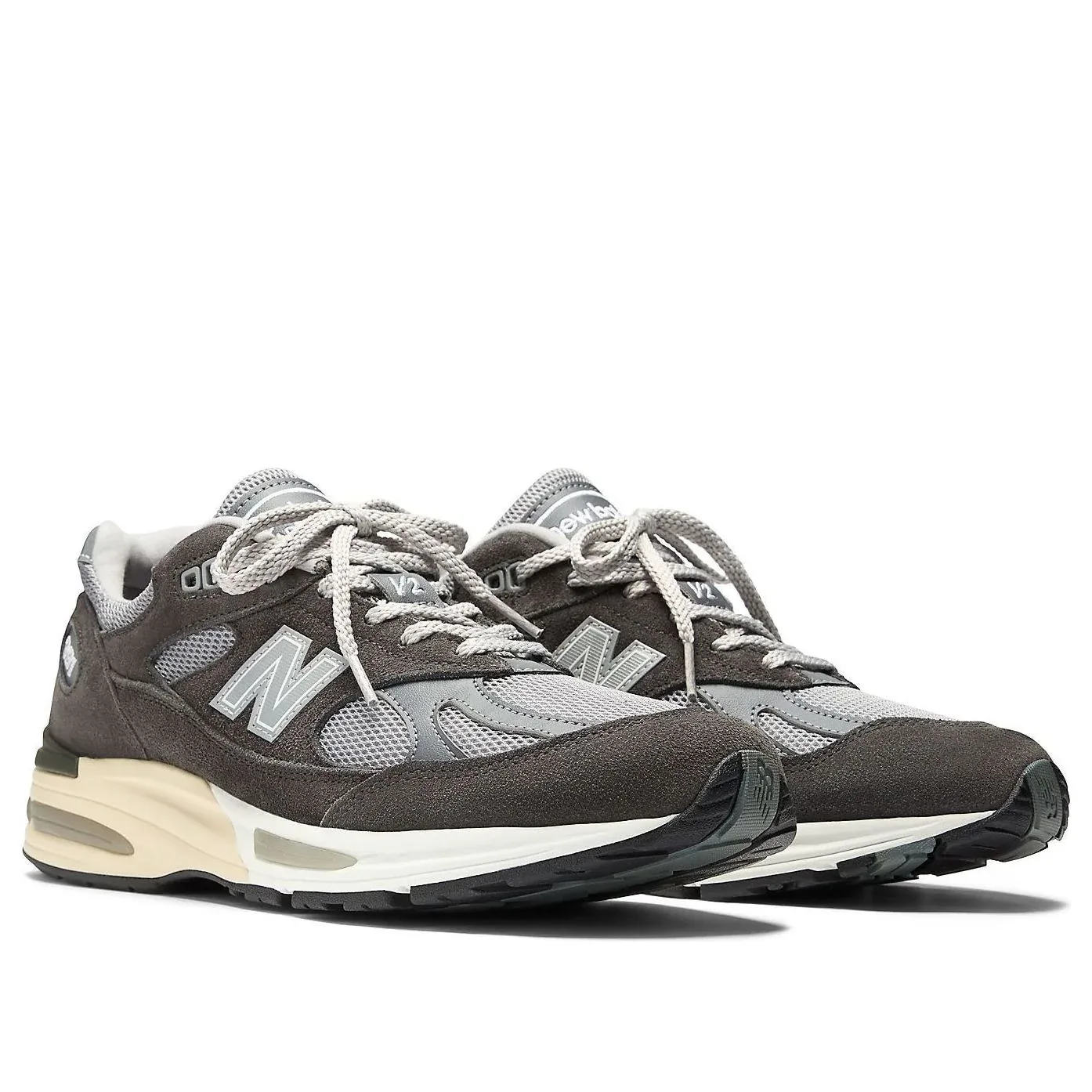 Кроссовки New Balance 991v2 Made in UK 'Cast Iron Gray Alloys', серый — фото 4