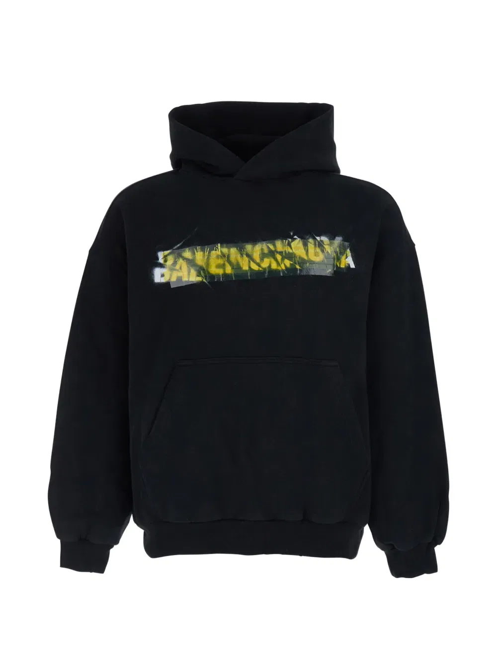 Худи с логотипом Balenciaga, черный