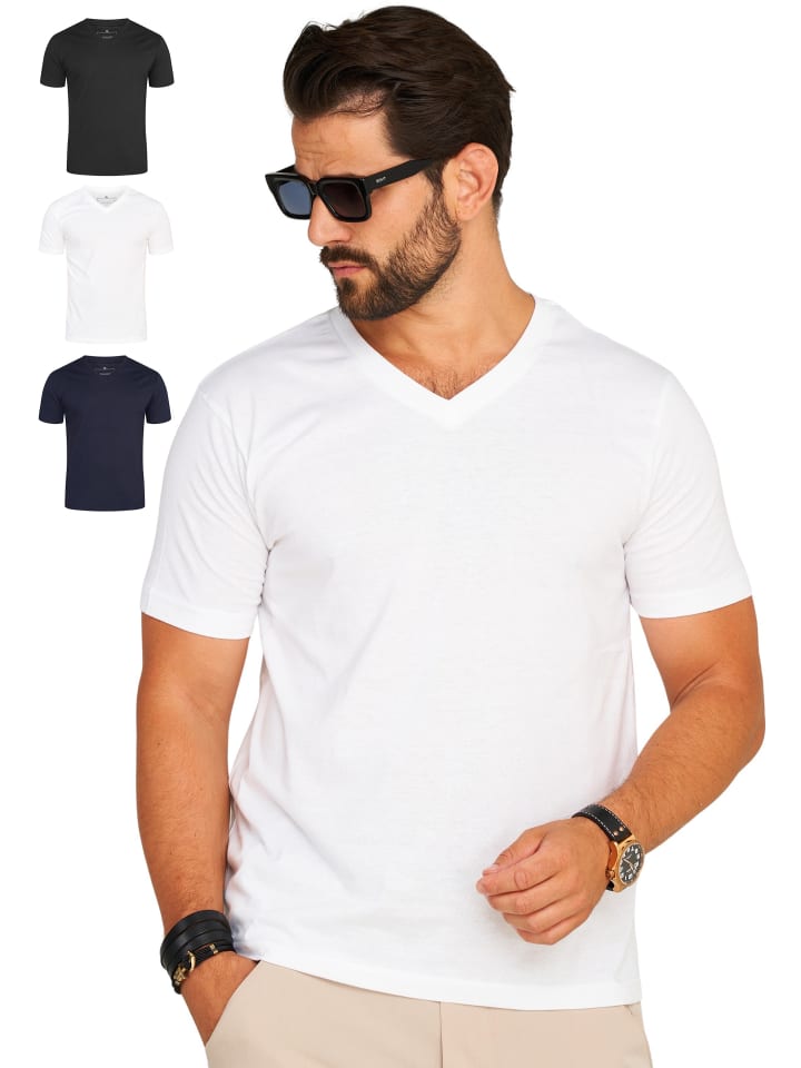 

Футболка DAILY COTTON, цвет schwarz_navy_weiß